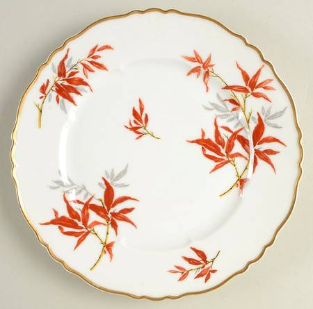Bamboo (Rust Bamboo Shoots) Salad Plate