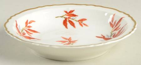 Bamboo (Rust Bamboo Shoots) Rim Fruit/Dessert (Sauce) Bowl
