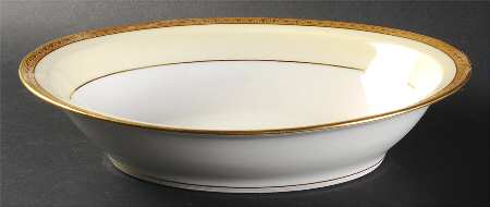 Baroness 10" Oval Vegetable Bowl