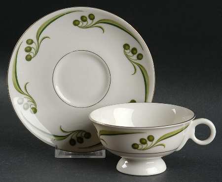 Bel Air Footed Cup & Saucer Set