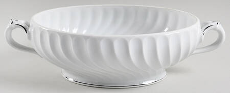 Beaucaire (Platinum Inner Ring) Oval Vegetable No Lid