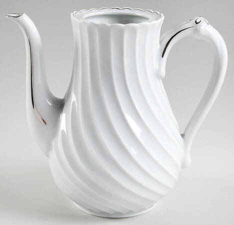 Beaucaire (Platinum Inner Ring) Coffee Pot No Lid