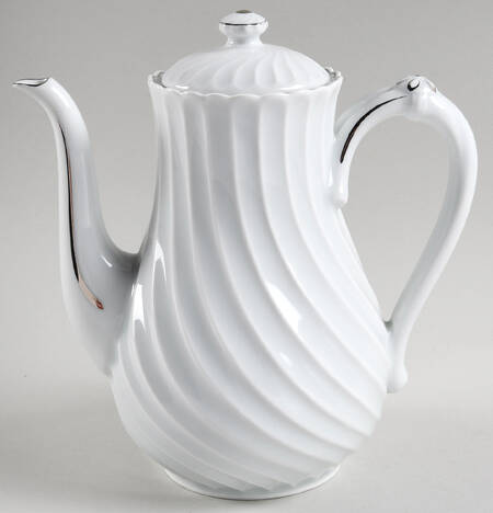 Beaucaire (Platinum Inner Ring) Coffee Pot & Lid