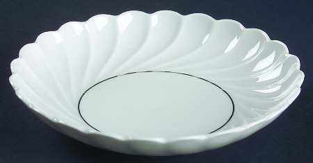 Beaucaire (Platinum Inner Ring) Fruit/Dessert (Sauce) Bowl