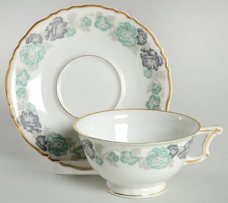 Beauvais (France) Footed Cup & Saucer Set