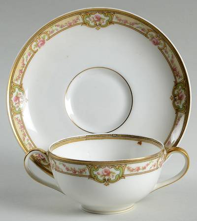 Belfort Flat Bouillon Cup & Saucer