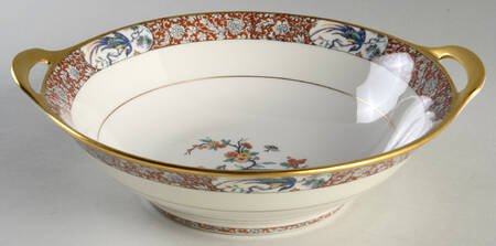 Bird of India 10" Round Vegetable Bowl