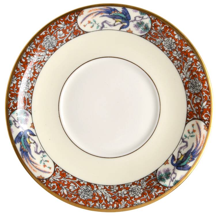 Bird of India Saucer for Cream Soup Bowl