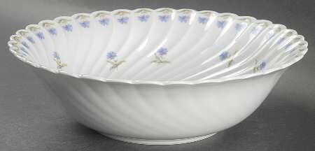 Bleuets 9" Round Vegetable Bowl