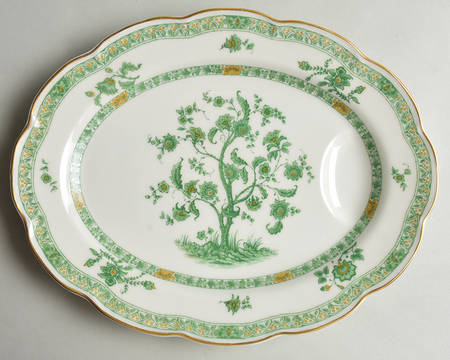 Bonneval (White, Isle De France Shape) 11" Oval Serving Platter