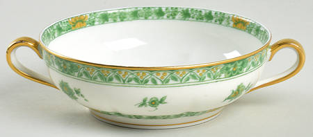 Bonneval (White, Isle De France Shape) Flat Cream Soup Bowl