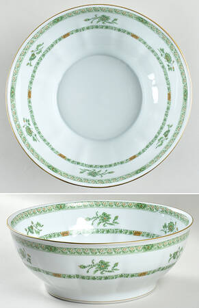 Bonneval (White, Isle De France Shape) 10" Large Salad Serving Bowl