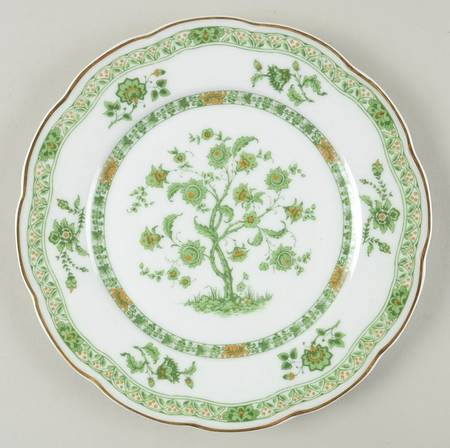 Bonneval (White, Isle De France Shape) Luncheon Plate