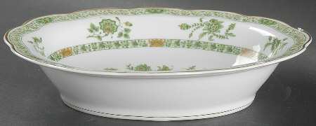 Bonneval (White, Isle De France Shape) 9" Oval Vegetable Bowl
