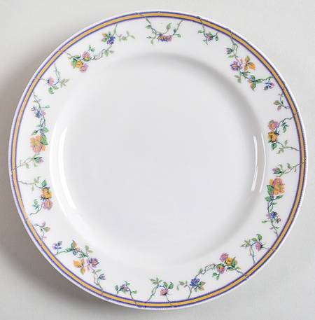 Bordeaux (Yellow & Lavender Edge) Bread & Butter Plate