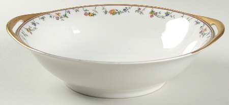 Bordeaux (Yellow & Lavender Edge) 10" Round Vegetable Bowl