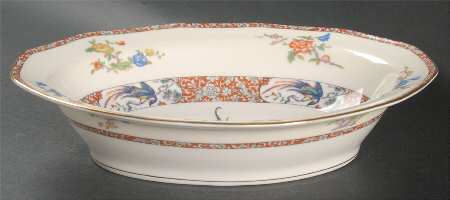 Bourbon 9" Oval Vegetable Bowl