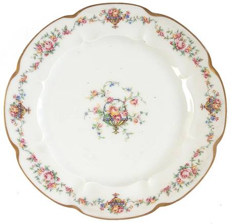 Bouquet (Flowers In Urn) Salad Plate