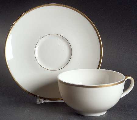 Branford Flat Cup & Saucer Set