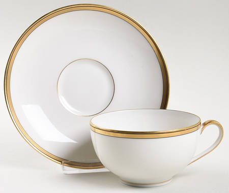 Breton (France) Flat Cup & Saucer Set