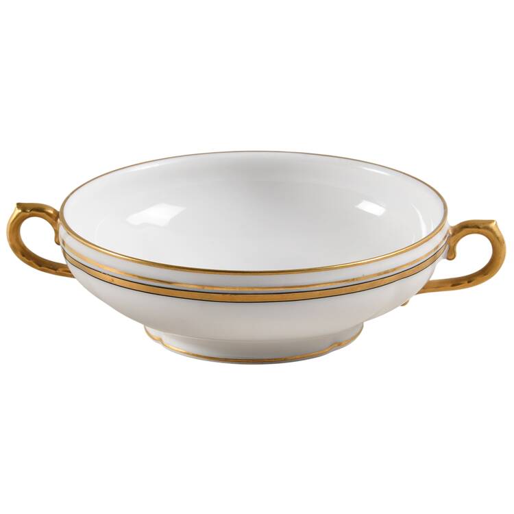 Breton (France) Flat Cream Soup Bowl