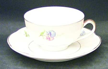 Breton (New York) Flat Cup & Saucer Set