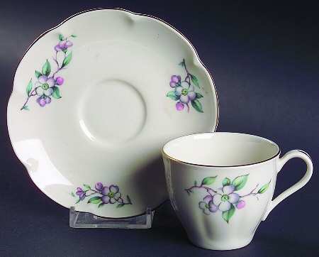 Brookside Flat Demitasse Cup & Saucer Set