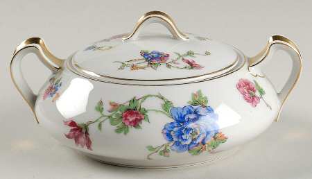 Briar Rose Sugar Bowl & Lid