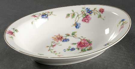 Briar Rose 9" Oval Vegetable Bowl