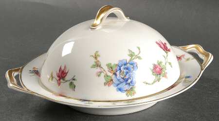 Briar Rose Round Covered Butter