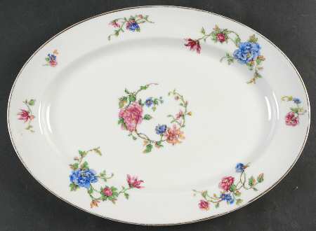 Briar Rose 13" Oval Serving Platter