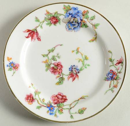 Briar Rose Bread & Butter Plate