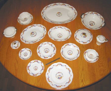 Burgundy (New York) Salad Plate