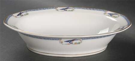 Calcutta (All White) 9" Oval Vegetable Bowl