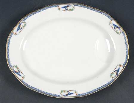Calcutta (All White) 11" Oval Serving Platter