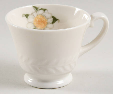 Camellia Footed Demitasse Cup