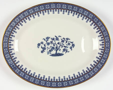 Cambridge Blue 11" Oval Serving Platter