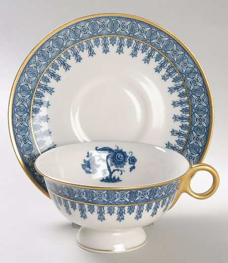 Cambridge Blue Footed Cup & Saucer Set