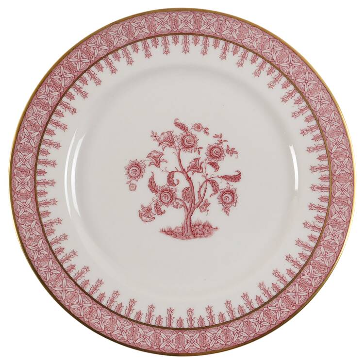 Cambridge Crimson Luncheon Plate