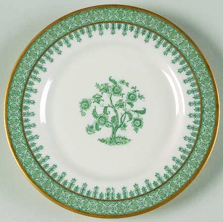 Cambridge Green Bread & Butter Plate