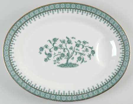 Cambridge Green 14" Oval Serving Platter