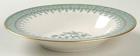 Cambridge Green Rim Soup Bowl