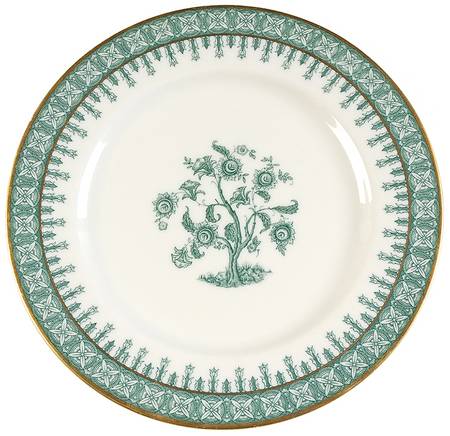 Cambridge Green Luncheon Plate