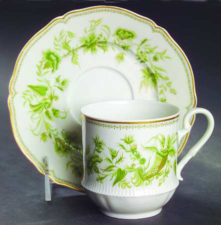Carette Flat Cup & Saucer Set by Haviland