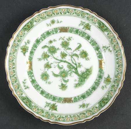 Cashmere (Green & Gold Tree) Bread & Butter Plate