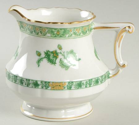 Cashmere (Green & Gold Tree) Creamer
