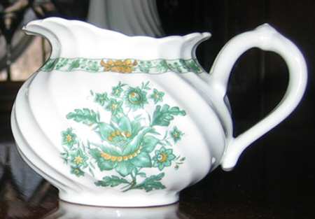 Cashmere Green (Torse Shape) Creamer