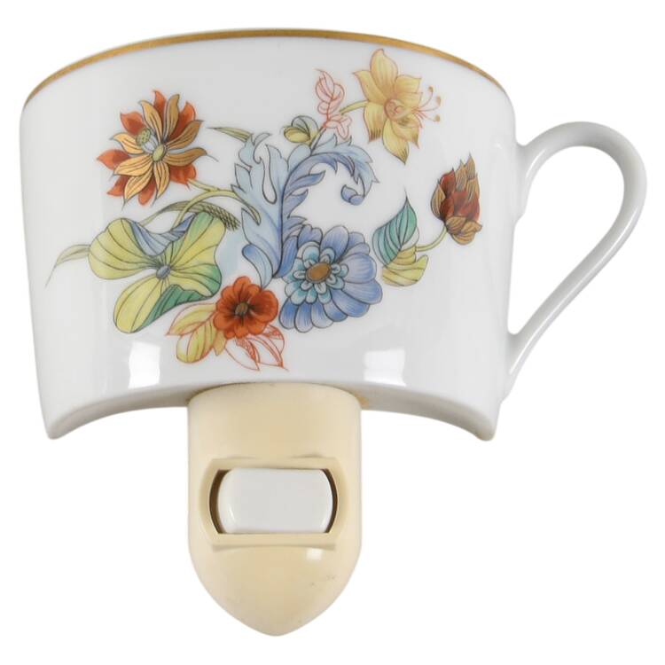 Cathay (Gold Trim) 1 5/8" + cup (H) Night Light/Cup HC