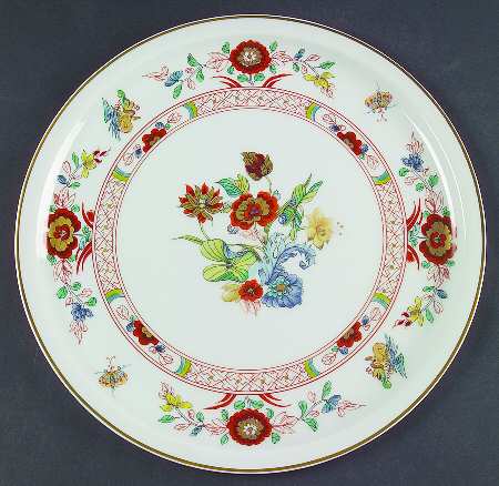Cathay (Gold Trim) Cake Plate