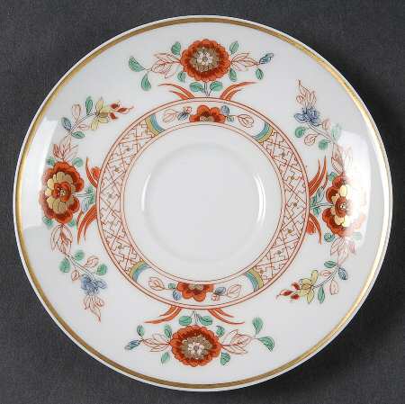 Cathay (Gold Trim) Saucer for Demitasse Cup